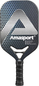 Ama Sport Pickleball-Paddel JP80-1 Silber – Carbon-Paddel – Leistungskontrolle –