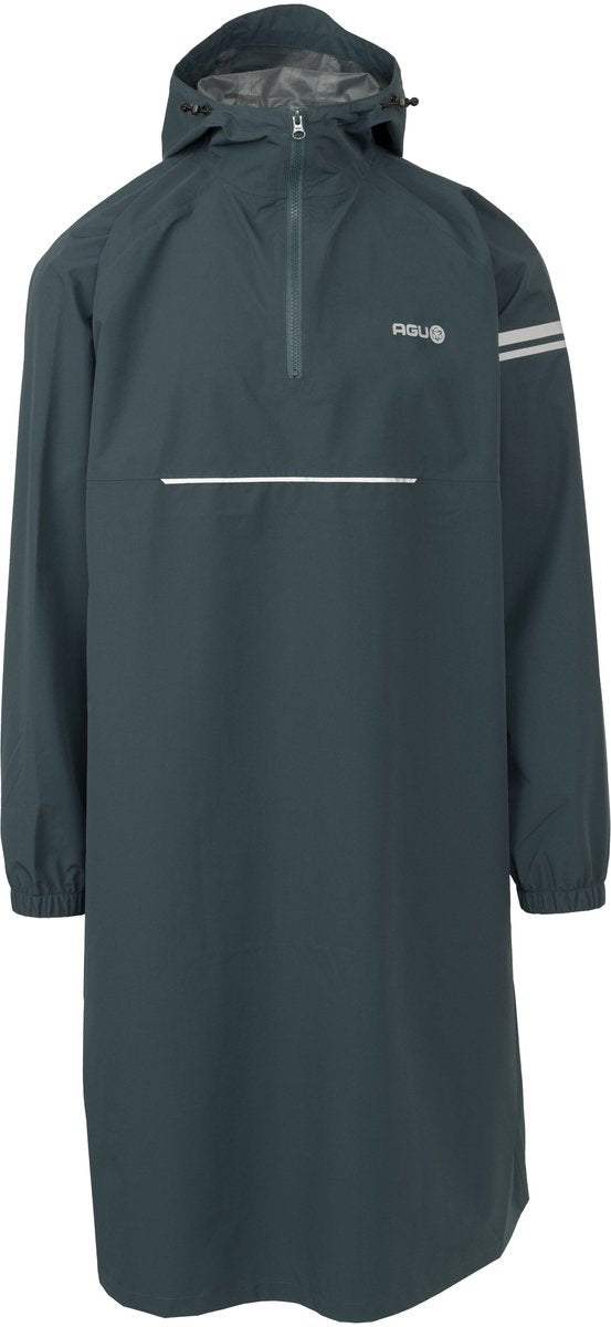 Agu Langarm-Regenponcho Urban Outdoor Deep Sea Green