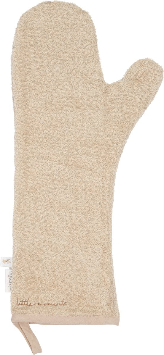 Langer Waschlappen von Little Dutch in Beige