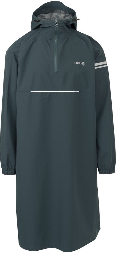 Agu Langarm-Regenponcho Urban Outdoor Deep Sea Green