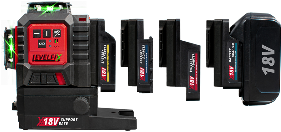 Levelfix x18va-mak Smart-Adapter-Set 18 V, Makita