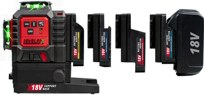Levelfix x18va-mak Smart-Adapter-Set 18 V, Makita
