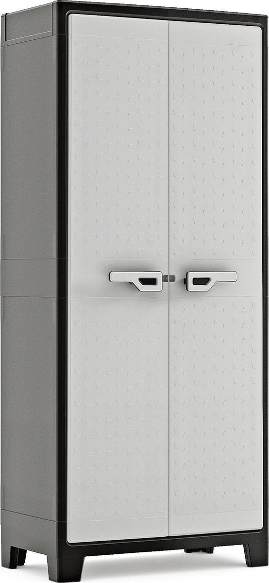 Keter Titan Hochschrank - 4 Regale - 80x44x182cm - Schwarzgrau