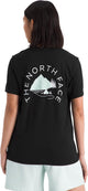 The North Face W Monte Regular Kurzarm-T-Shirt für Damen im Freien – TNF Black