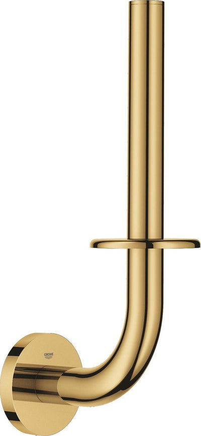 Grohe Essentials Ersatzrollenhalter – Toilettenpapierhalter für 1 Rolle – Cool Sunrise (glänzendes Gold) – Metall