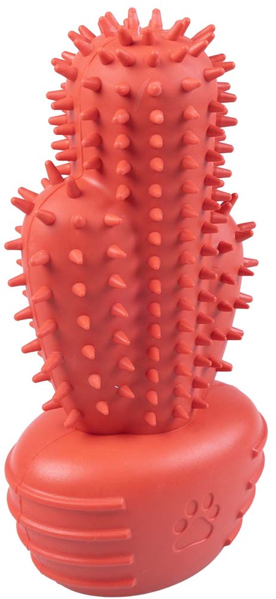 Duvo plus Spielzeit-Kauspielzeug Griplay Kaktus für Hunde 18x9,5x6cm rot