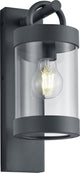 Trio Sambesi - Wandleuchte - Anthrazit - exkl. 1x e27 4w - Dämmerungssensor - Außenbeleuchtung - IP44