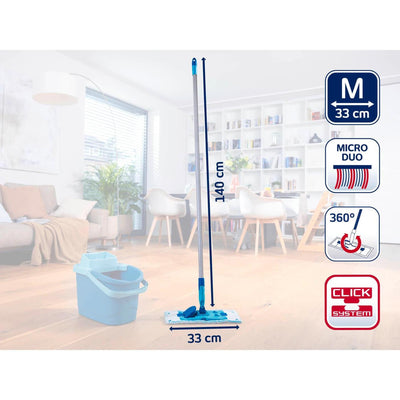 Leifheit Leifheit 55511 PowerClean Floor Wiper M 33 mit 140 cm