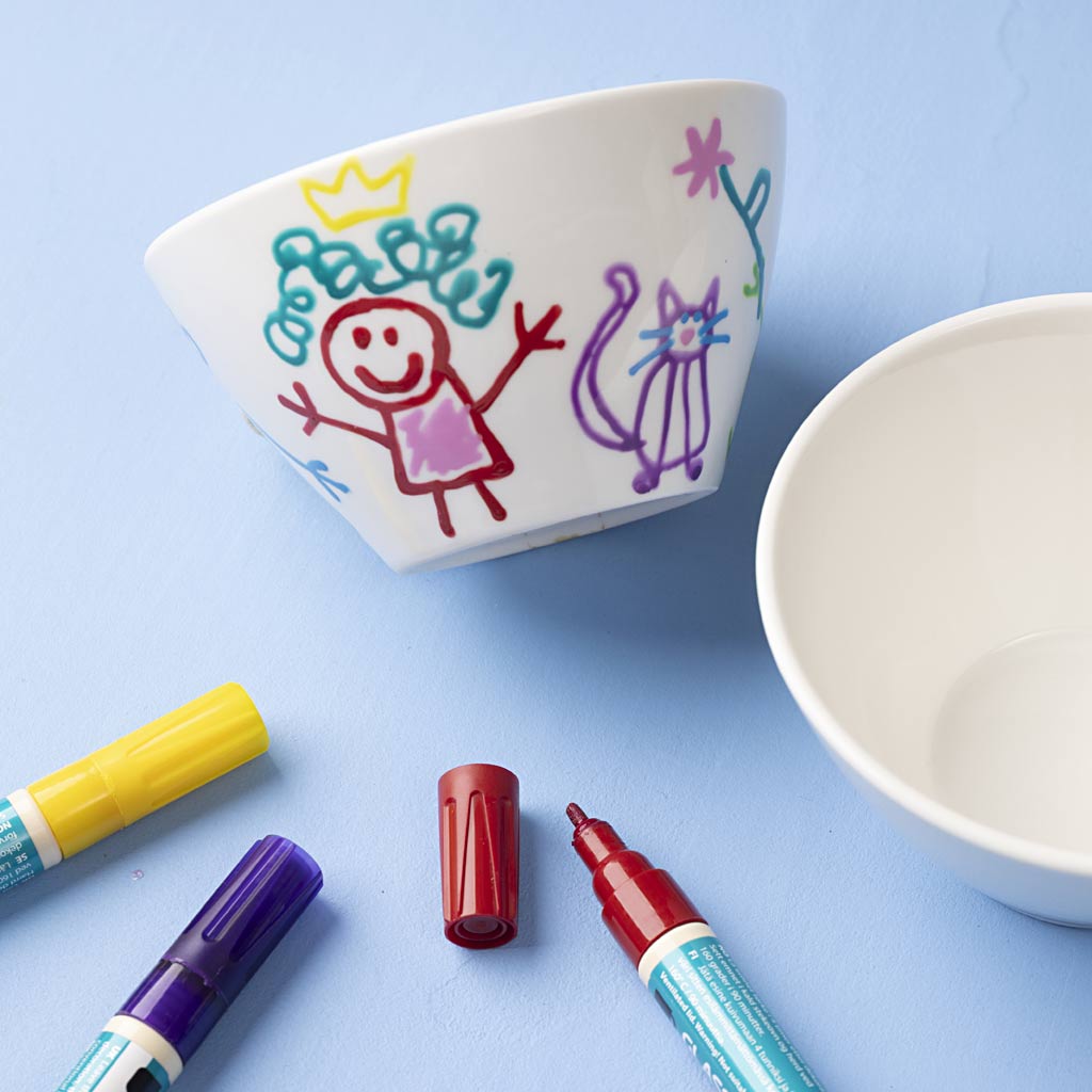 Creativ Company Müslischale, H: 7 cm, T 12,5 cm, weiß, 20 Stück 1 Box