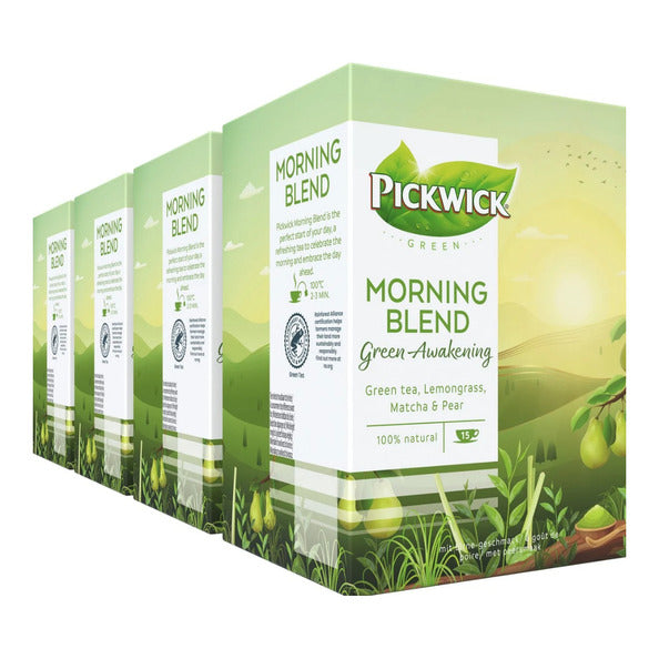 Pickwick Morning Blend Green Awaking – 4 x 15 Stück