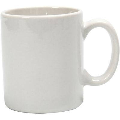 Creativ Company Becher, H: 7 cm, T 6 cm, 120 ml, weiß, 1 Stück