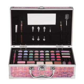 CASUELLE Holographic Make -up Koffer rosa Glamour