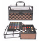 Casuelle Make-up-Koffer mit schwarzem Rahmen