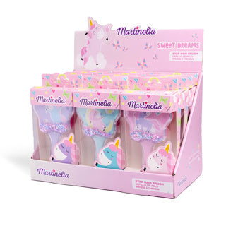 Martinelia Glitzer Haarbürste Einhorn - Sortiert-