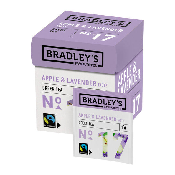 Bradleys Lieblingsgrüntee Apfel Lavendel Nr. 17 (72x 1,75g)