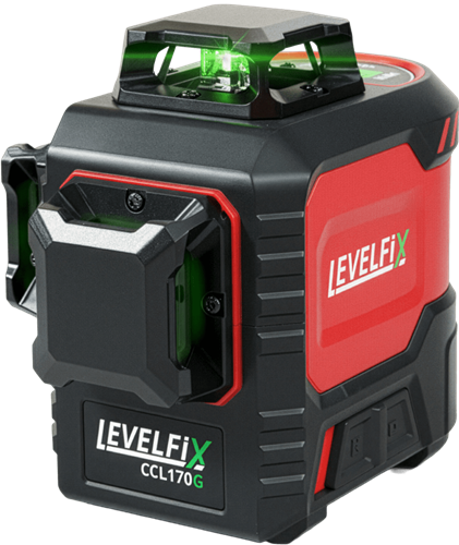 Levelfix Green Base 3D Kegellaser 3x360° Set inkl. Stativ, 2 Batterien