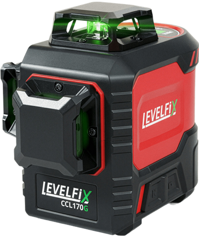 Levelfix Green Base 3D Kegellaser 3x360° Set inkl. Stativ, 2 Batterien