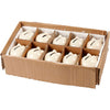 Creativ Company Sparschwein, H: 8 cm, B: 8,5 cm, gebrochenes Weiß, 10 Stück 1 Box