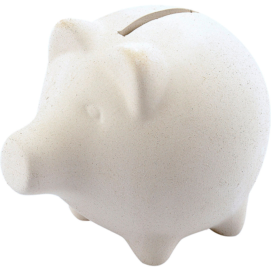 Creativ Company Sparschwein, H: 9 cm, L: 11 cm, 10 Stück 1 Box