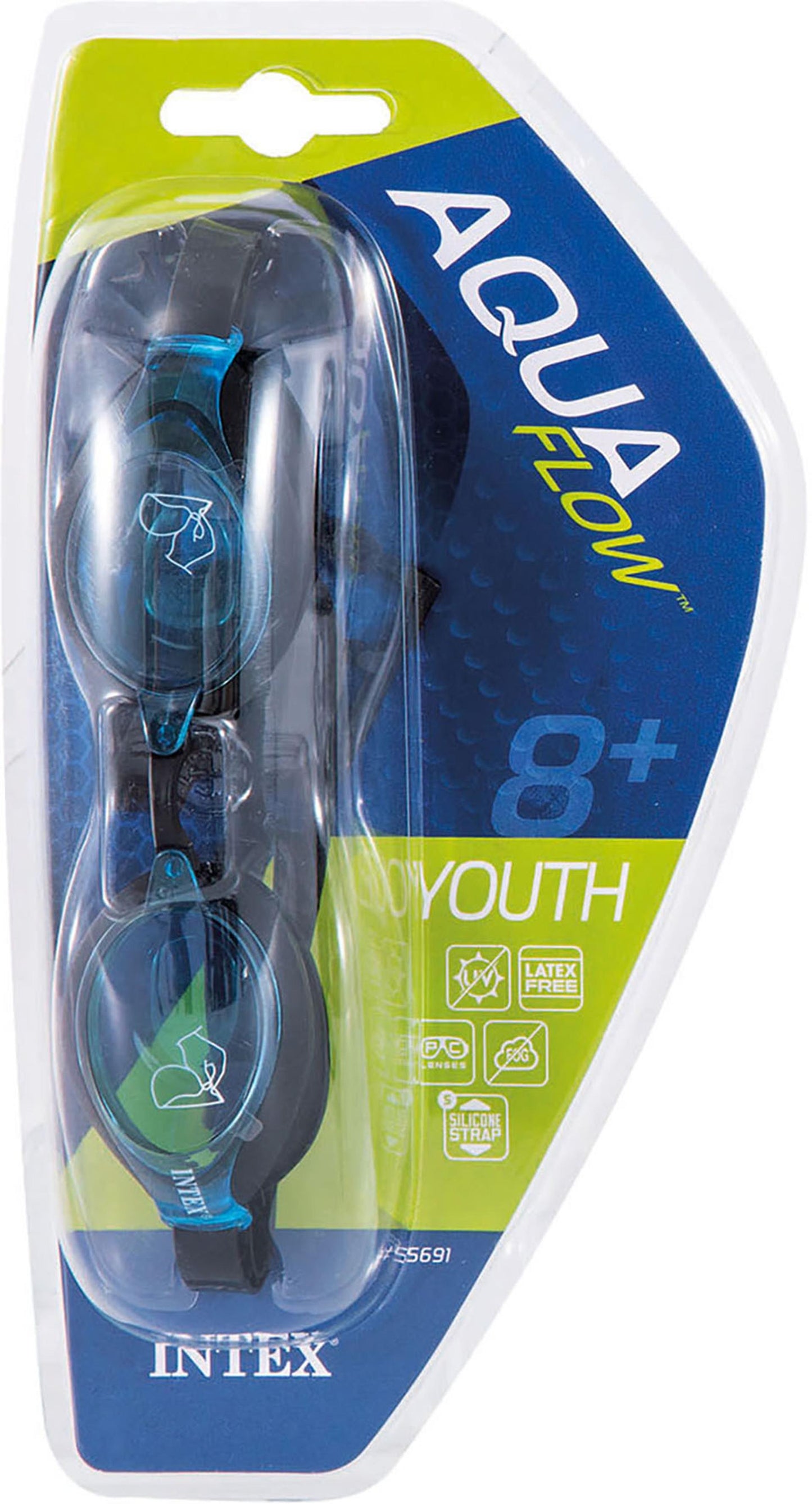 Intex Schwimmbrille Silikon Sport Racing 8+