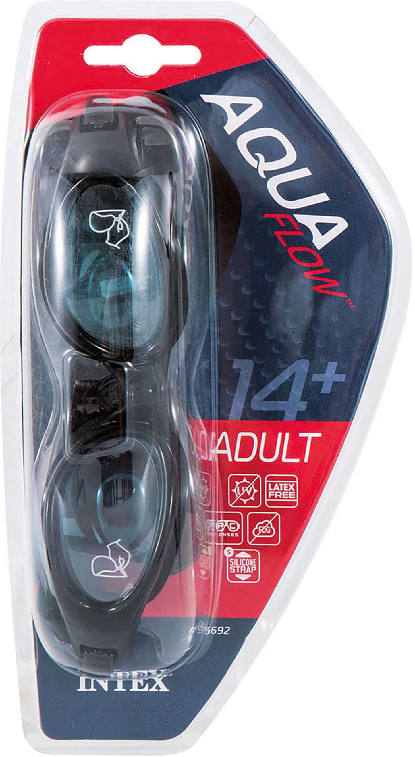 Intex Schwimmbrille Silikon Sport Master 14+