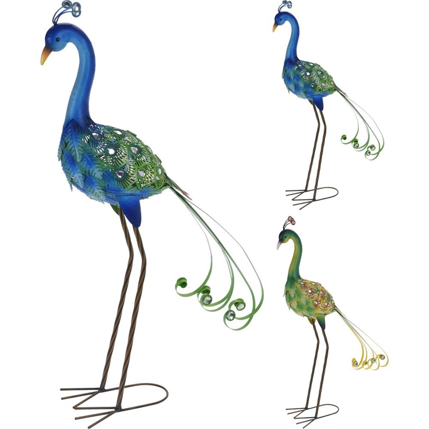 Profi-Gartenpfau aus Metall
