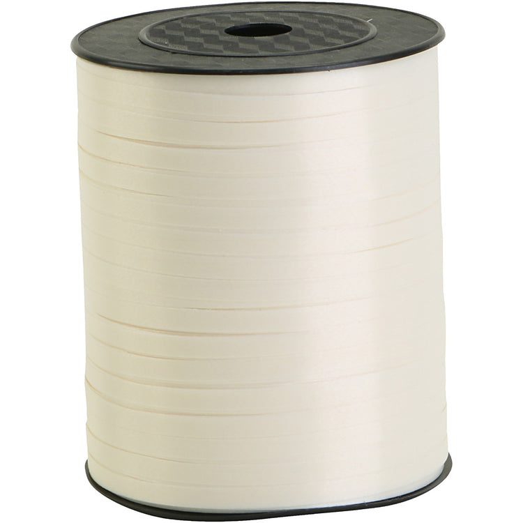 Creativ Company Geschenkband, B: 5 mm, weiß, 400 m 1 Rolle