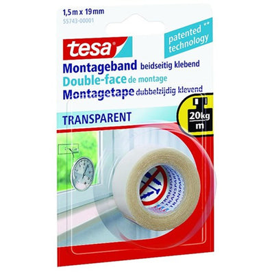 Tesa Montageband transparent 1,5 m