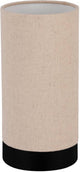 Eglo feniglia Tischlampe – E27 – 25,5 cm – Beige Schwarz – Leinen