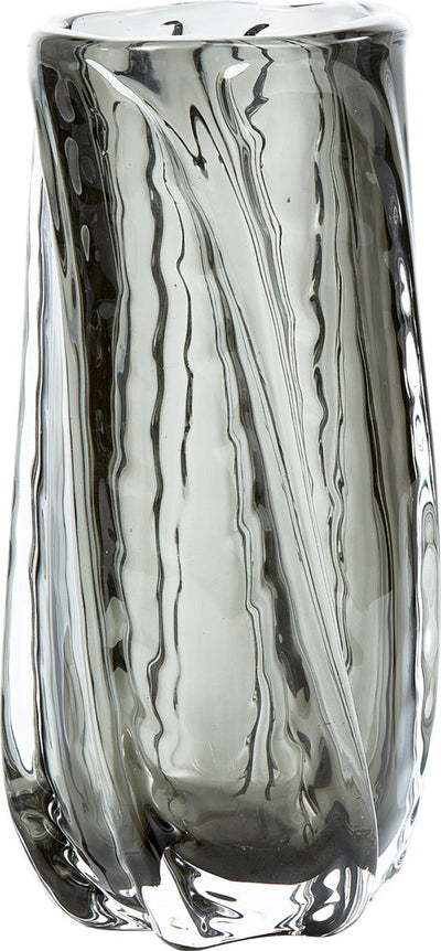 Woood Bepurehome Paragon Vase - Glas - Anthrazit - 27x12x12
