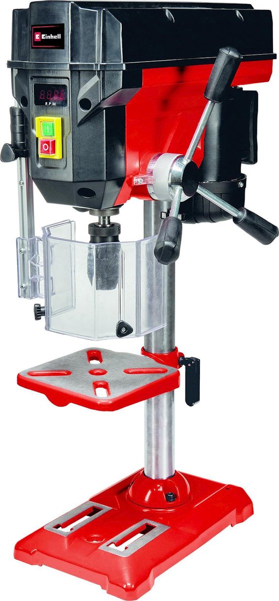 Einhell Säulenbohrmaschine TE-BD 550 E - 550 W - 450-2.500 t min - B16 - Schnellspannbohrfutter: ø1-13 mm - max. Bohrtiefe: 60 mm - Bohrtisch: 170x170 mm - Bohrtisch ist neigbar, drehbar und höhenverstellbar