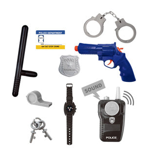 Polizei-Kostümset mit Zubehör