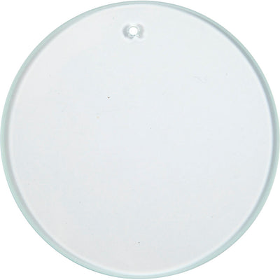 Creativ Company Glasplatten, rund, D 7 cm, Stärke 3 mm, 10 Stück 1 Box