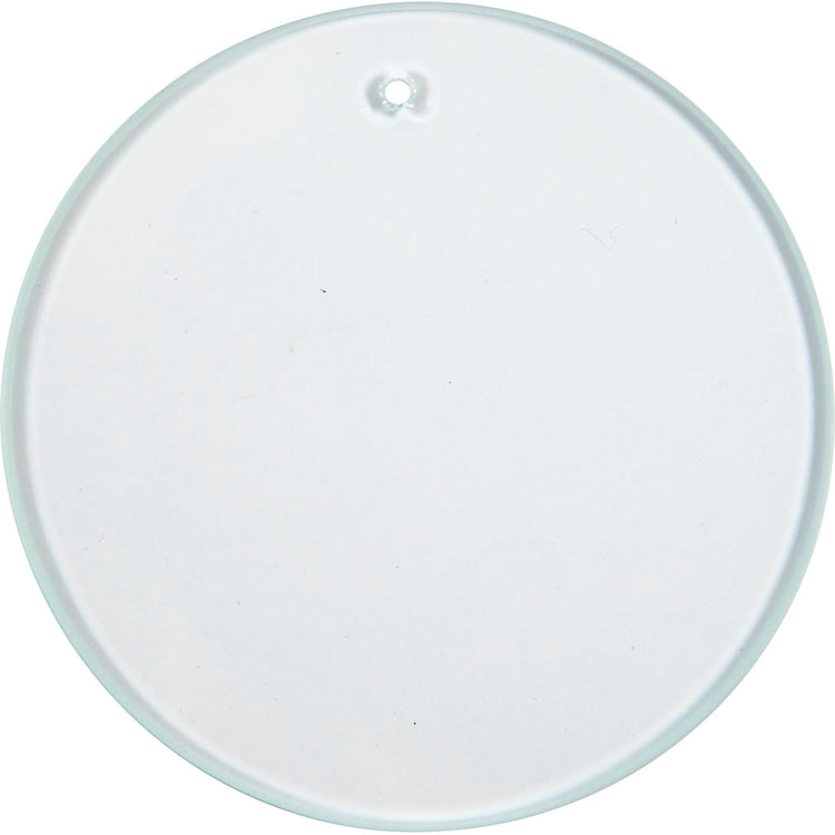 Creativ Company Glasplatten, rund, D 7 cm, Stärke 3 mm, 10 Stück 1 Box