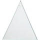 Creativ Company Glass Plate Dreieck mit Loch 8x9cm, 10st.