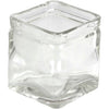 Creativ Company quadratisches Glas, H: 5,5 cm, Maße 5,5x5,5 cm, 12 Stück 1 Box