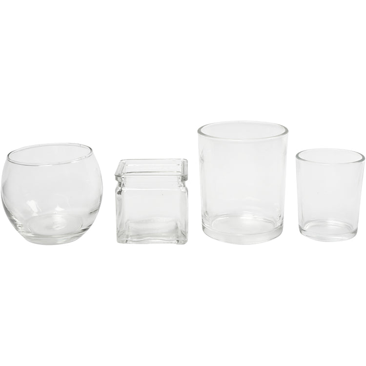 Creativ Company Teelicht, H: 5,3-8,4 cm, T 4,5-7,3 cm, Inhalt kann variieren, 72 Stück 1 Box