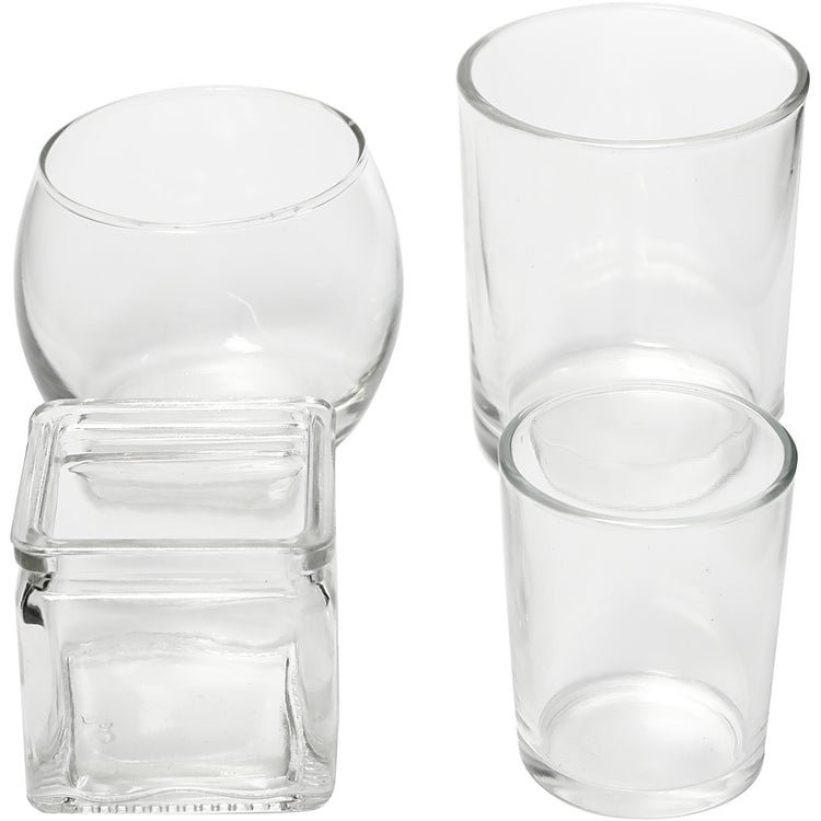 Creativ Company Teelicht, H: 5,3-8,4 cm, T 4,5-7,3 cm, Inhalt kann variieren, 72 Stück 1 Box