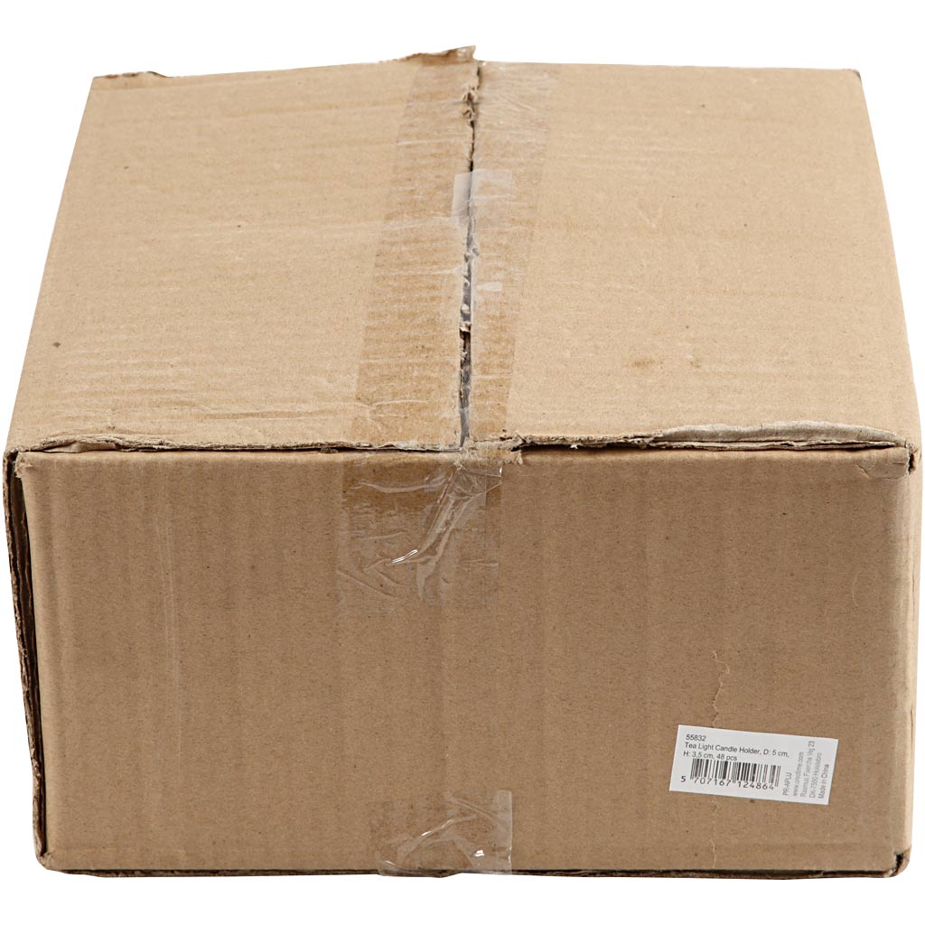 Creativ Company Teelicht, H: 3,2 cm, T 5 cm, 48 Stück 1 Box