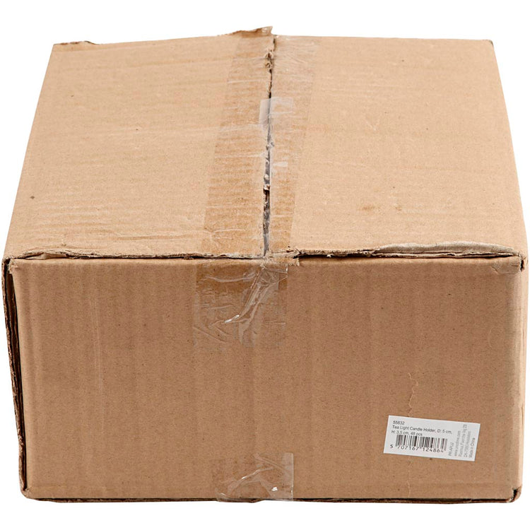Creativ Company Teelicht, H: 3,2 cm, T 5 cm, 48 Stück 1 Box
