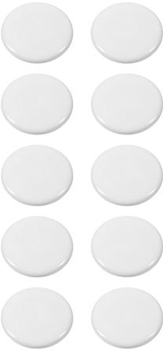 Westcott-Magnete – weiß – ø 40 x 8,5 mm – 2500 g – 10 Stück – ac-e1082