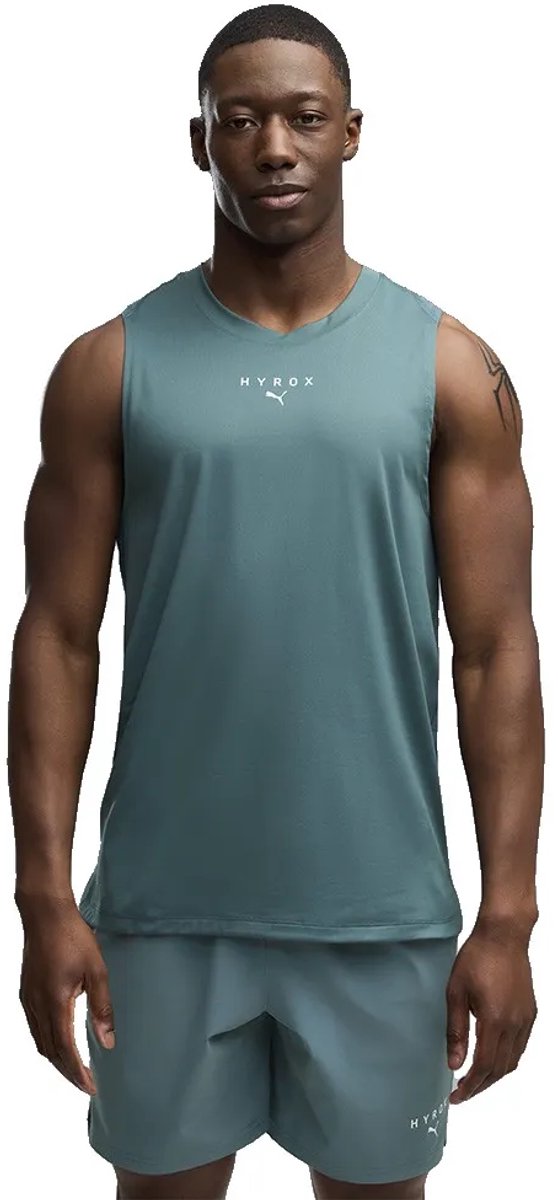Puma x Hyrox Cloudspun ärmelloses T-Shirt blau, grau M Mann