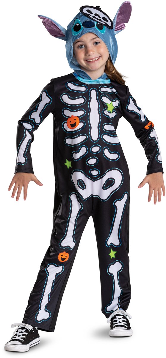 Verkleidungsstich-Skelett-Klassiker (EU) M 7-8 Jahre