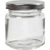Creativ Company Glasdose, H: 6,5 cm, T 5,7 cm, 100 ml, transparent, 12 Stück 1 Box