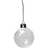 Creativ Company Glasornamente, H: 6,9 cm, T 5,9 cm, transparent, 8 Stück 1 Box