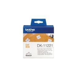 Etiketten dk11221 Bruder 1000 Stück 23x23mm weiß