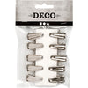 Creativ Company Dekoklammern, L: 27 mm, B: 14 mm, Silber, 10 Stück 1 Box