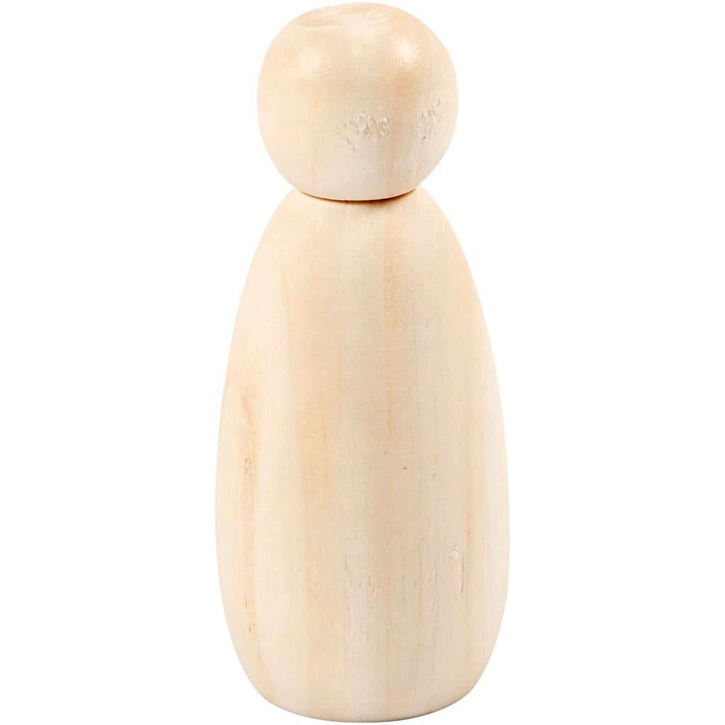 Creativ Company Holzfigur, H: 8 cm, T 3,8 cm, 3 Stück 1 Box