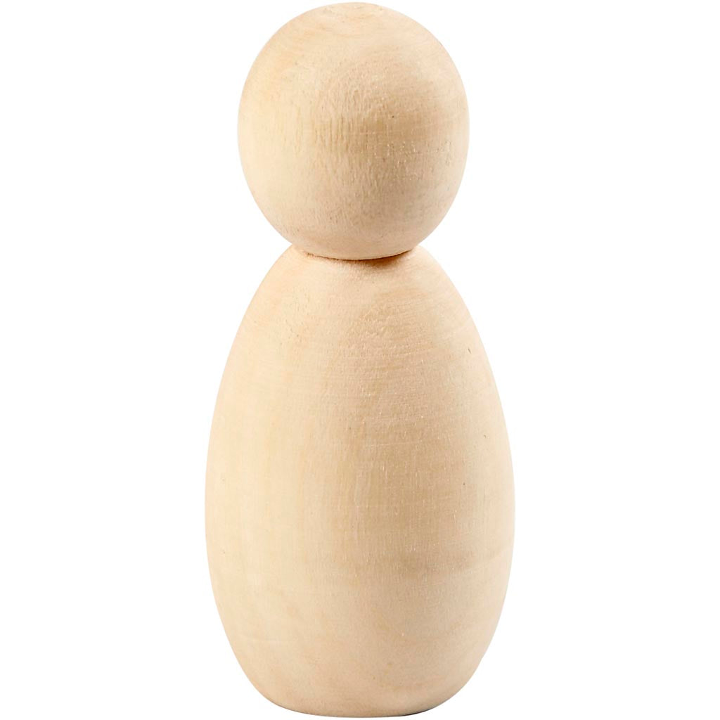 Creativ Company Holzfigur, H: 6 cm, 5 Stück 1 Box