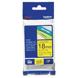 Etikettenband Brother tze641 18mmx8m schwarz gelb